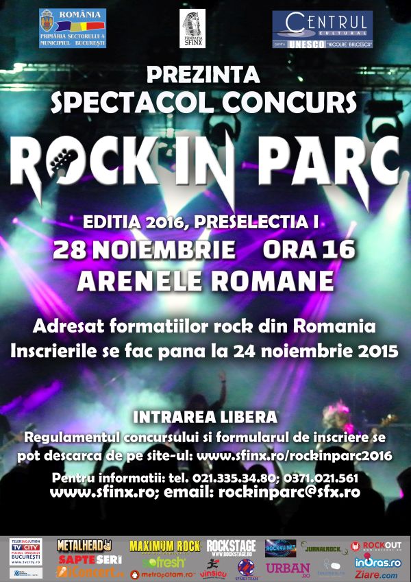 Prima preselectie pentru Rock In Parc 2016
